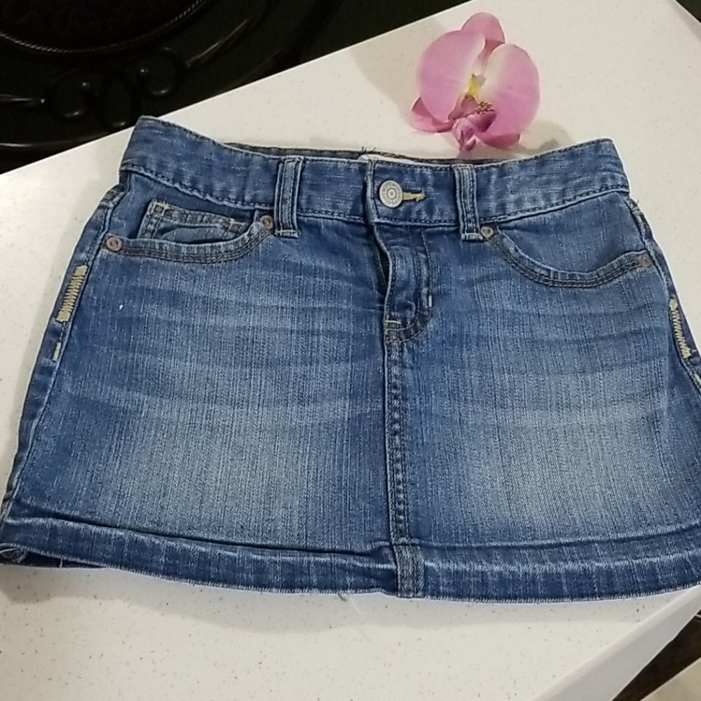 Old Navy stretch jean skirt